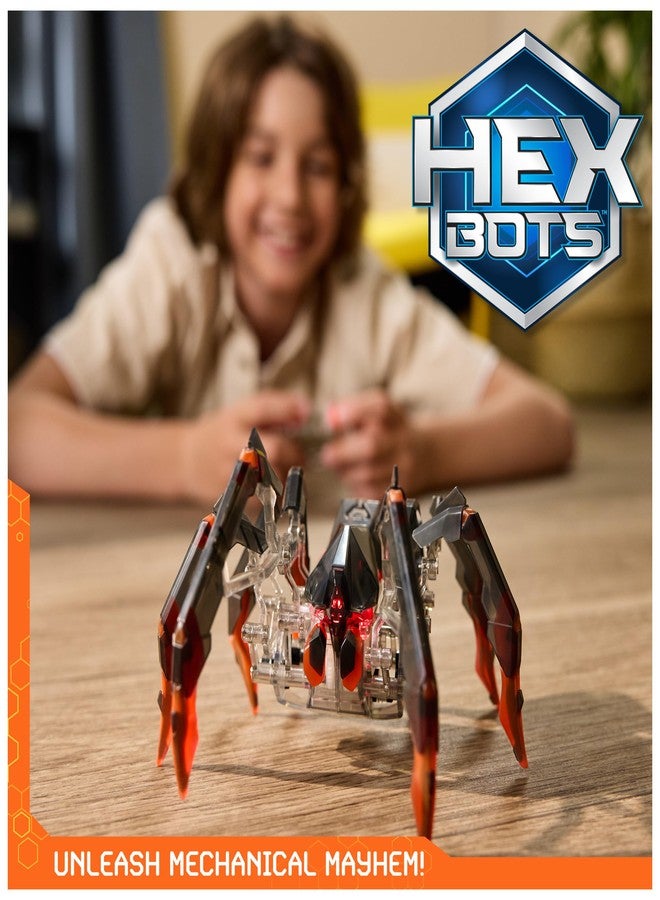 روبوتات سداسية عنكبوت رتيلاء يعمل بجهاز تحكم عن بعد من هيكس بوتس، ألعاب عنكبوت روبوت قابلة لإعادة الشحن للأطفال، عنكبوت رتيلاء روبوتي قابل للتعديل، ألعاب روبوت للأولاد والبنات من عمر 6 سنوات فما فوق - Image 4